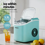 DS NA Devanti 12kg Ice Maker Machine w/Self Cleaning Green