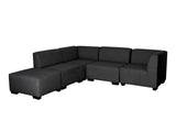 DS NZ made Andy corner sofa Vish black