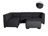 DS NZ made Andy corner sofa Vish black