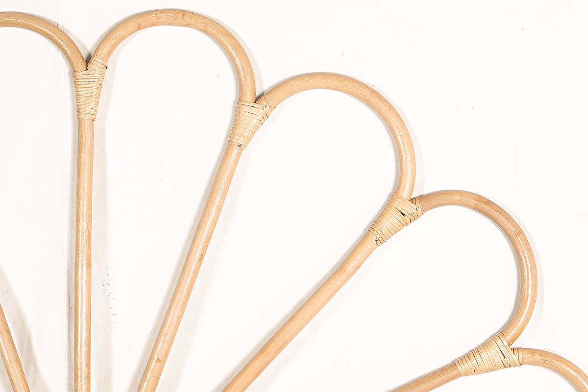 Rattan Headboard Petal - King
