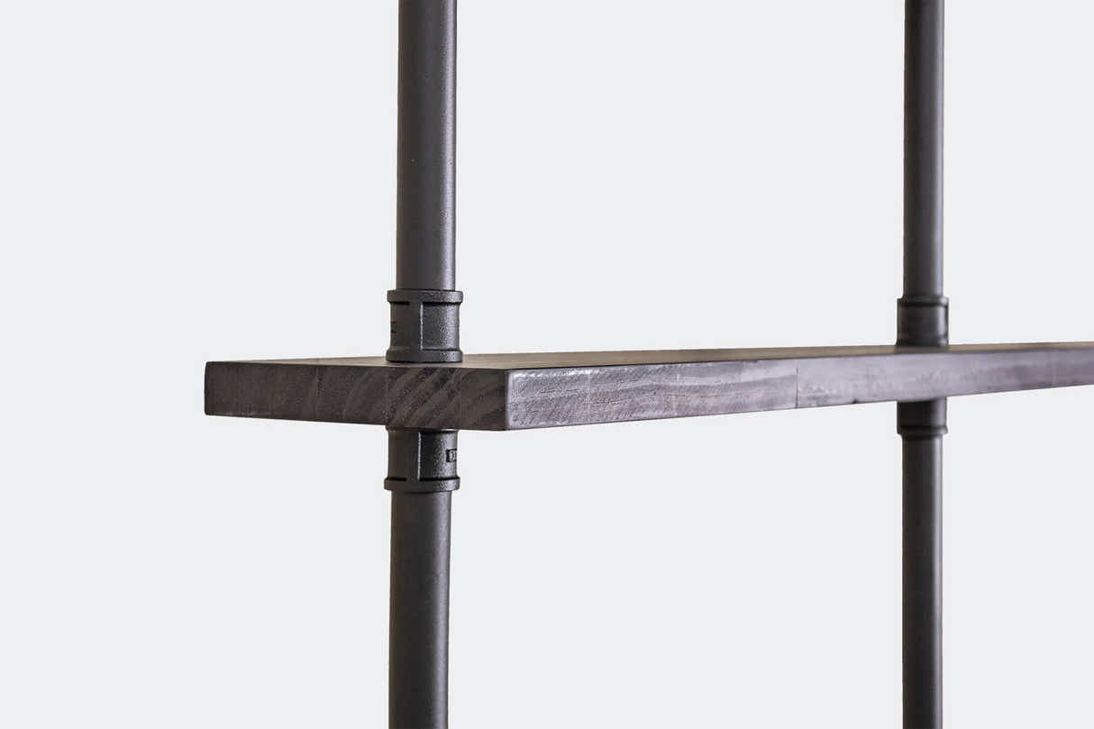 Pipe Desk With Shelf