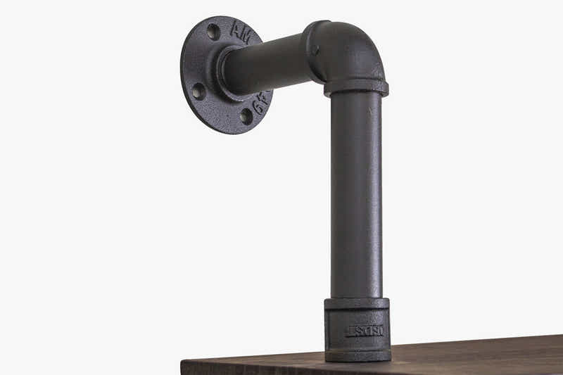 Pipe Desk With Shelf