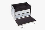Makeup Case Silver With Drawer