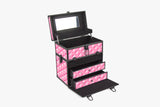 Makeup Case Diamond Pink With Drawer