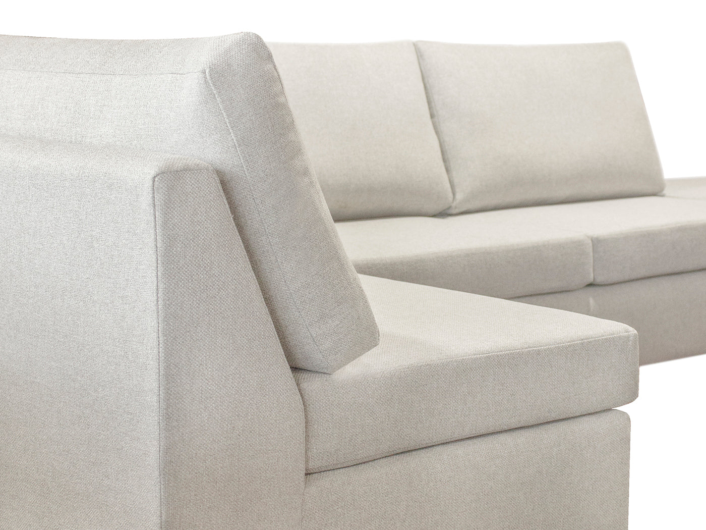 DS NZ Made Bhumi Corner Sofa with Ottoman - Kido Marble