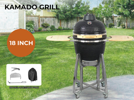 Kamado grill 18inch Black