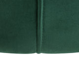 Bar Stool Velvet Covered Green X 2