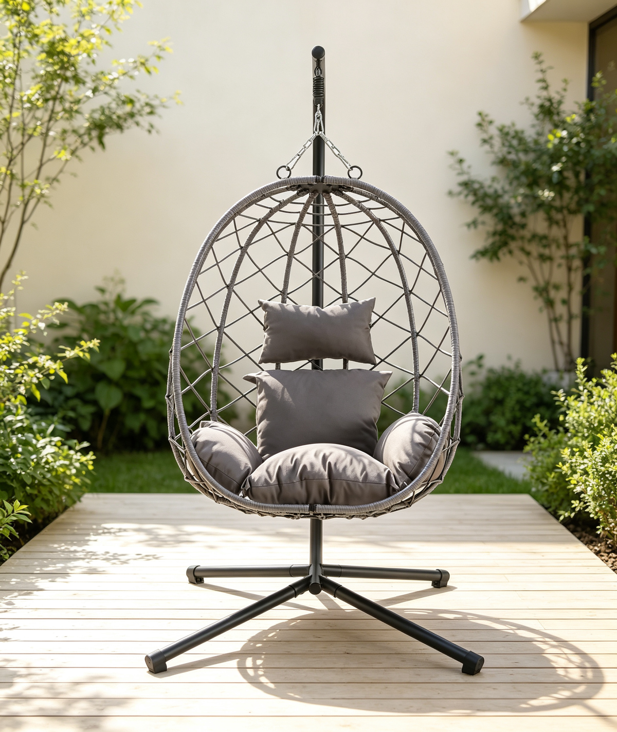 DS Outdoor Egg Shape Chair Single Foldable