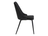 Dining Chair HCD  Velvet Black X2