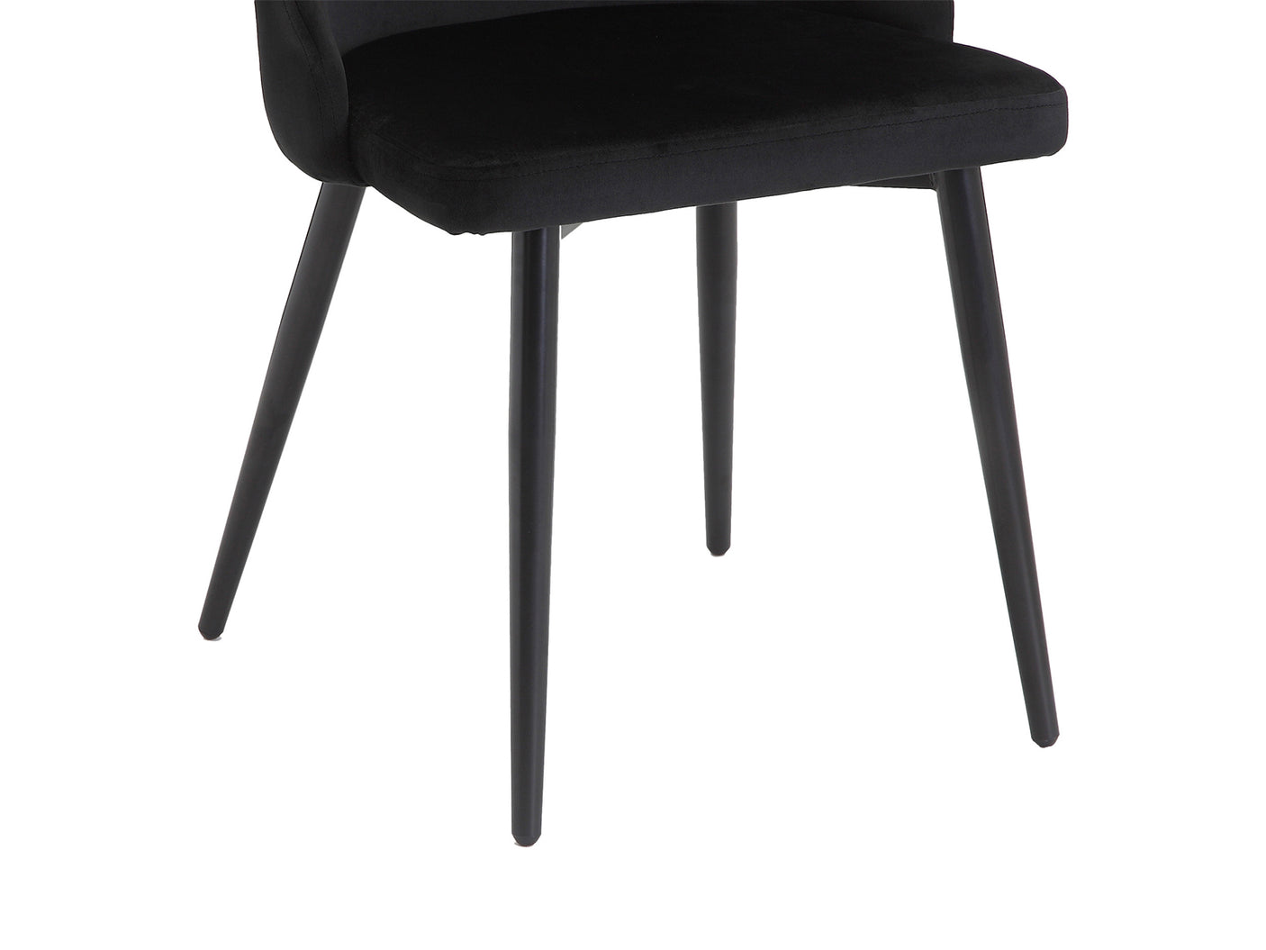 Dining Chair HCD  Velvet Black X2