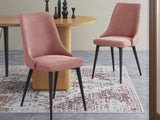 Dining Chair HCD Velvet Deep Blush X2