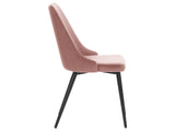 Dining Chair HCD Velvet Deep Blush X2