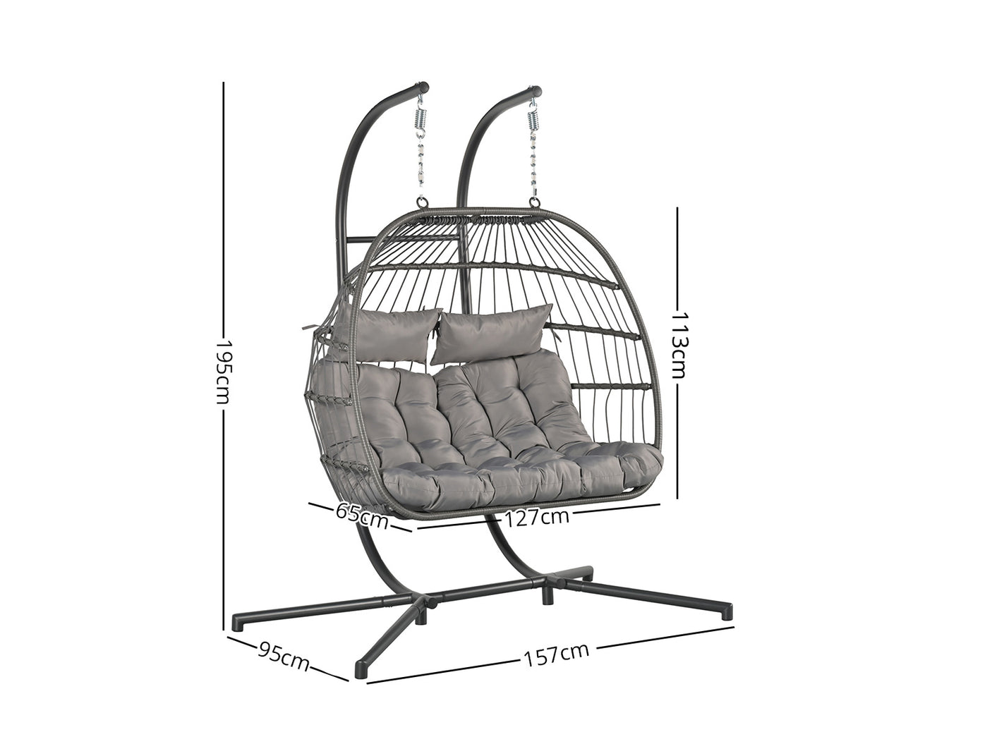 Pigato Egg Chair Double