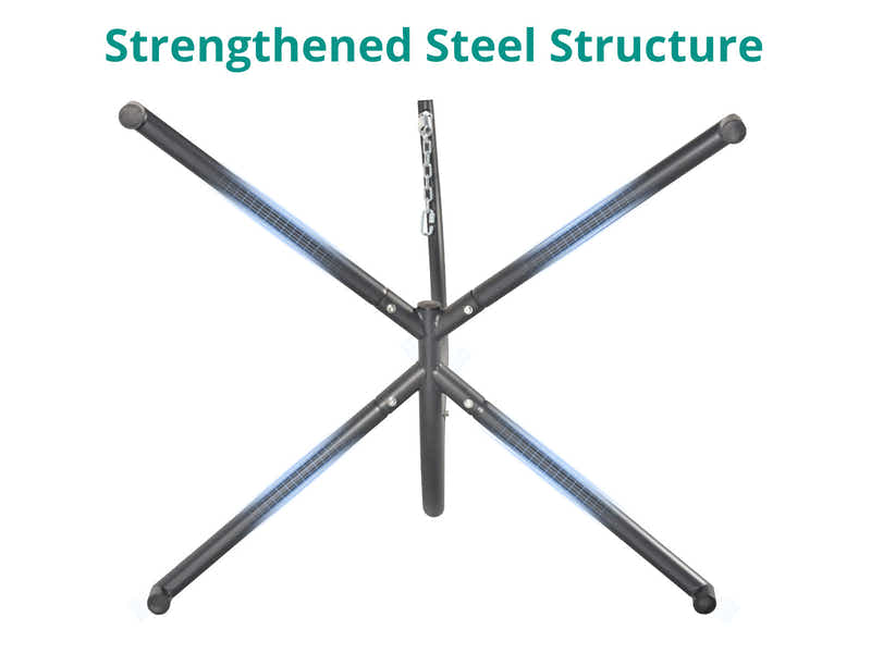 Pigato Single Swing Egg Chair - Grey