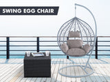 Outdoor Egg Chair grey