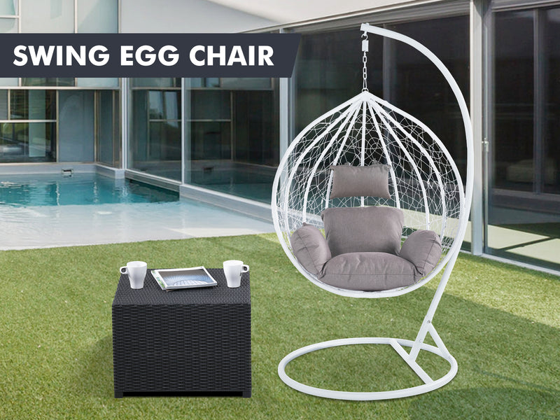 Outdoor Egg Chair white