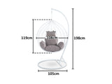 Outdoor Egg Chair white