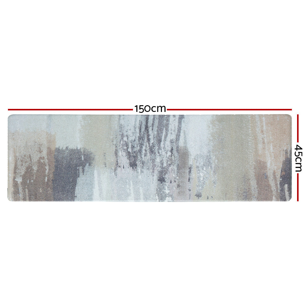 DS NA Artiss Kitchen Mat 45x150cm PVC Floor Rug Carpet Non-slip Lydia
