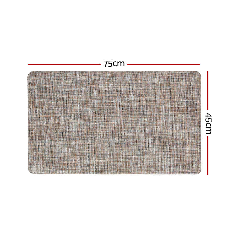 DS NA Artiss Kitchen Mat 45x75cm Textilene Floor Rug Carpet Non-slip
