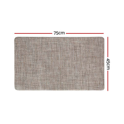 DS NA Artiss Kitchen Mat 45x75cm Textilene Floor Rug Carpet Non-slip