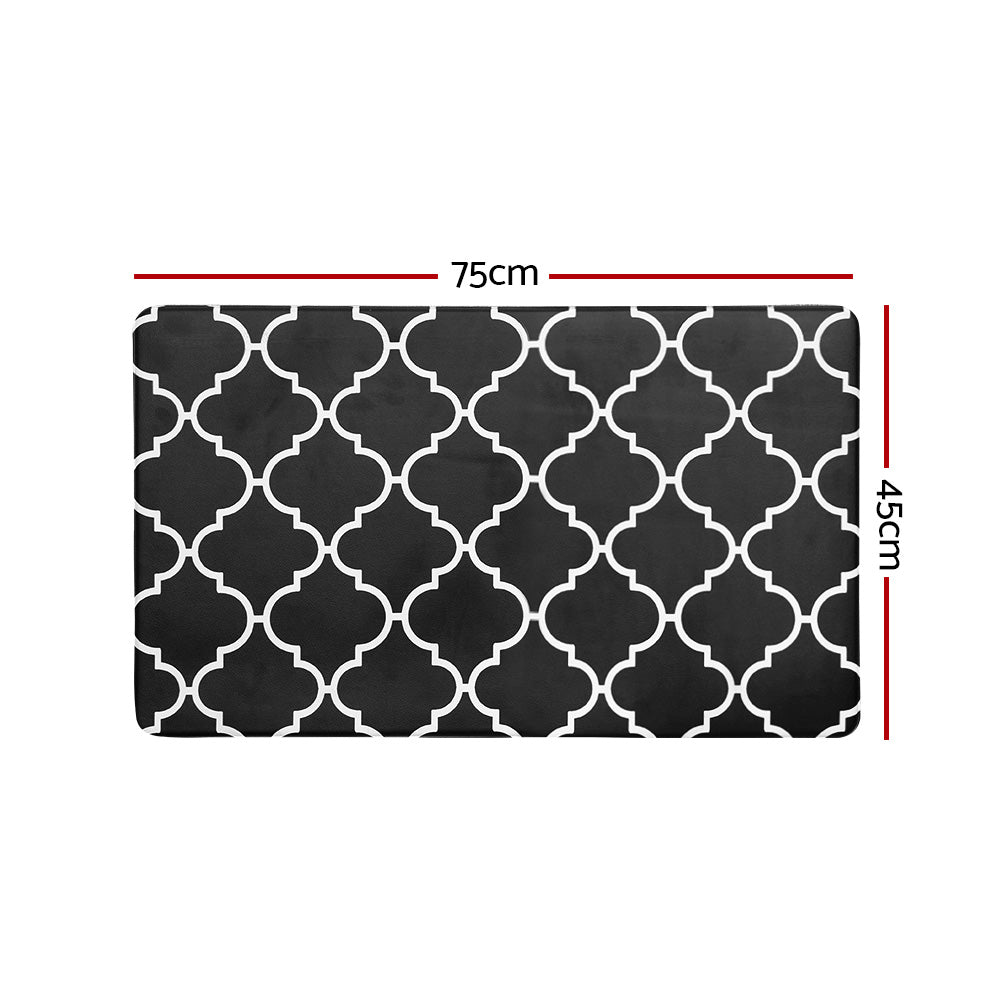 DS NA Artiss Kitchen Mat 45x75cm PVC Floor Rug Carpet Non-slip Gina