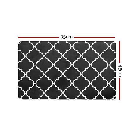 DS NA Artiss Kitchen Mat 45x75cm PVC Floor Rug Carpet Non-slip Gina