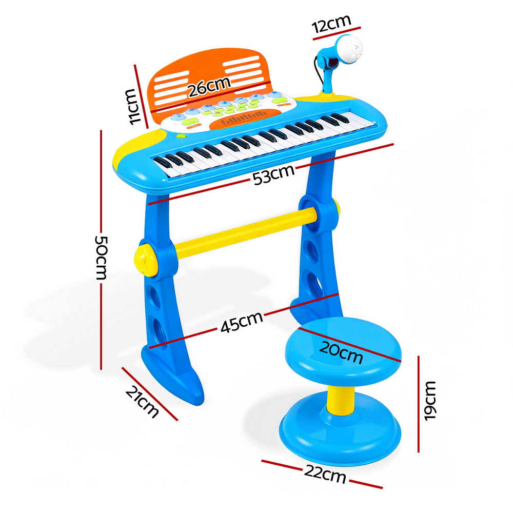 DS NA Keezi Kids Piano Keyboard 37 Keys Electronic Musical Instrument Set