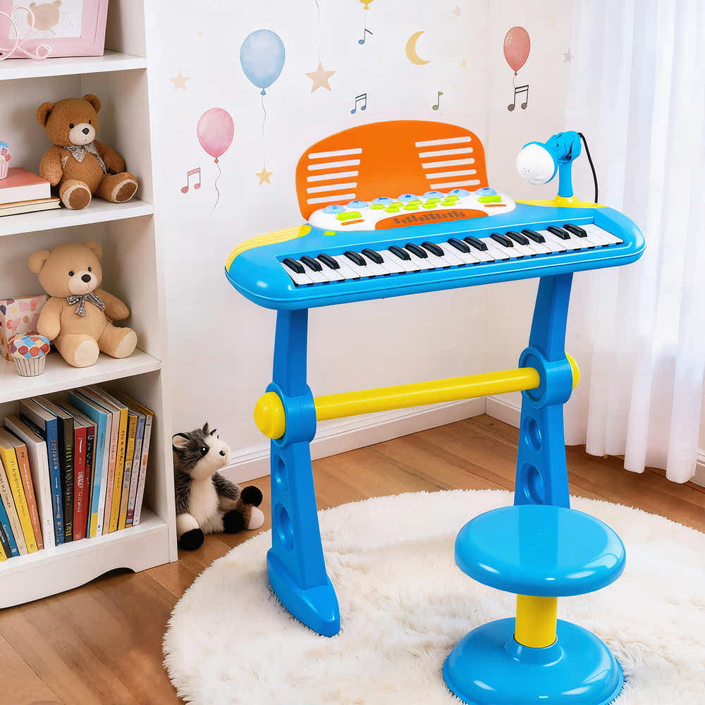 DS NA Keezi Kids Piano Keyboard 37 Keys Electronic Musical Instrument Set