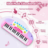 DS NA Keezi Kids Piano Keyboard 37 Keys Electronic Musical Instrument Set Pink