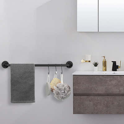 DS BS Industrial Pipe Towel Rack Towel Bar-100CM