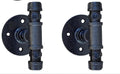 DS BS 2 Pcs Industrial Pipe T Type Coat Hook