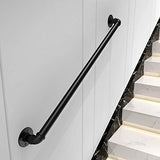 DS BS Industrial Pipe Stair Handrail-120CM