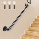 DS BS Industrial Pipe Stair Handrail-120CM