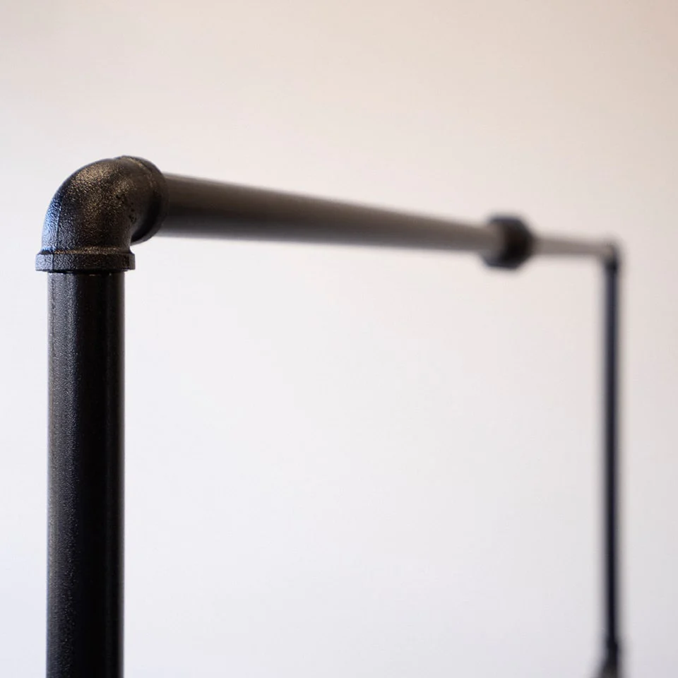 DS BS Industrial Pipe Clothing Rack 166(L)X148CM(H)