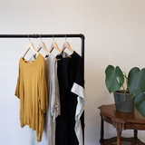 DS BS Industrial Pipe Clothing Rack 126(L)X148CM(H)