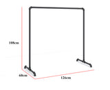 DS BS Industrial Pipe Child Garment Racks 126(L)X108CM(H)