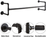 DS BS Industrial Pipe Garment Bar - 105CM