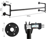 DS BS Industrial Pipe Garment Bar - 105CM