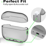 DS BS Compatible Airpods Pro2 Case-Clear Black