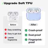 DS BS Compatible Airpods Pro2 Case-Clear Blue
