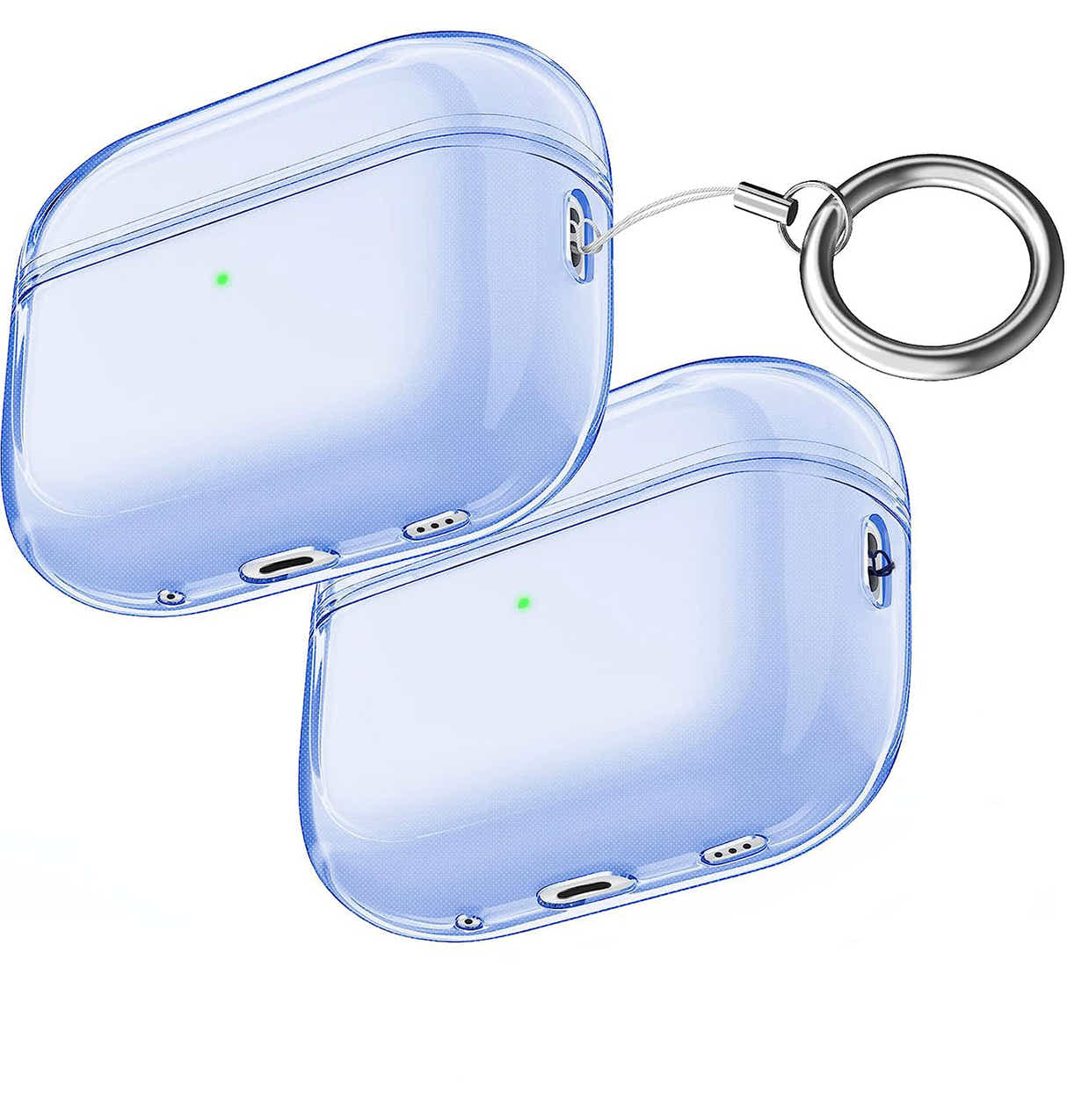 DS BS Compatible Airpods Pro2 Case-Clear Blue