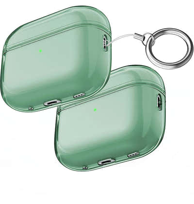 DS BS Compatible Airpods Pro2 Case-Clear Green