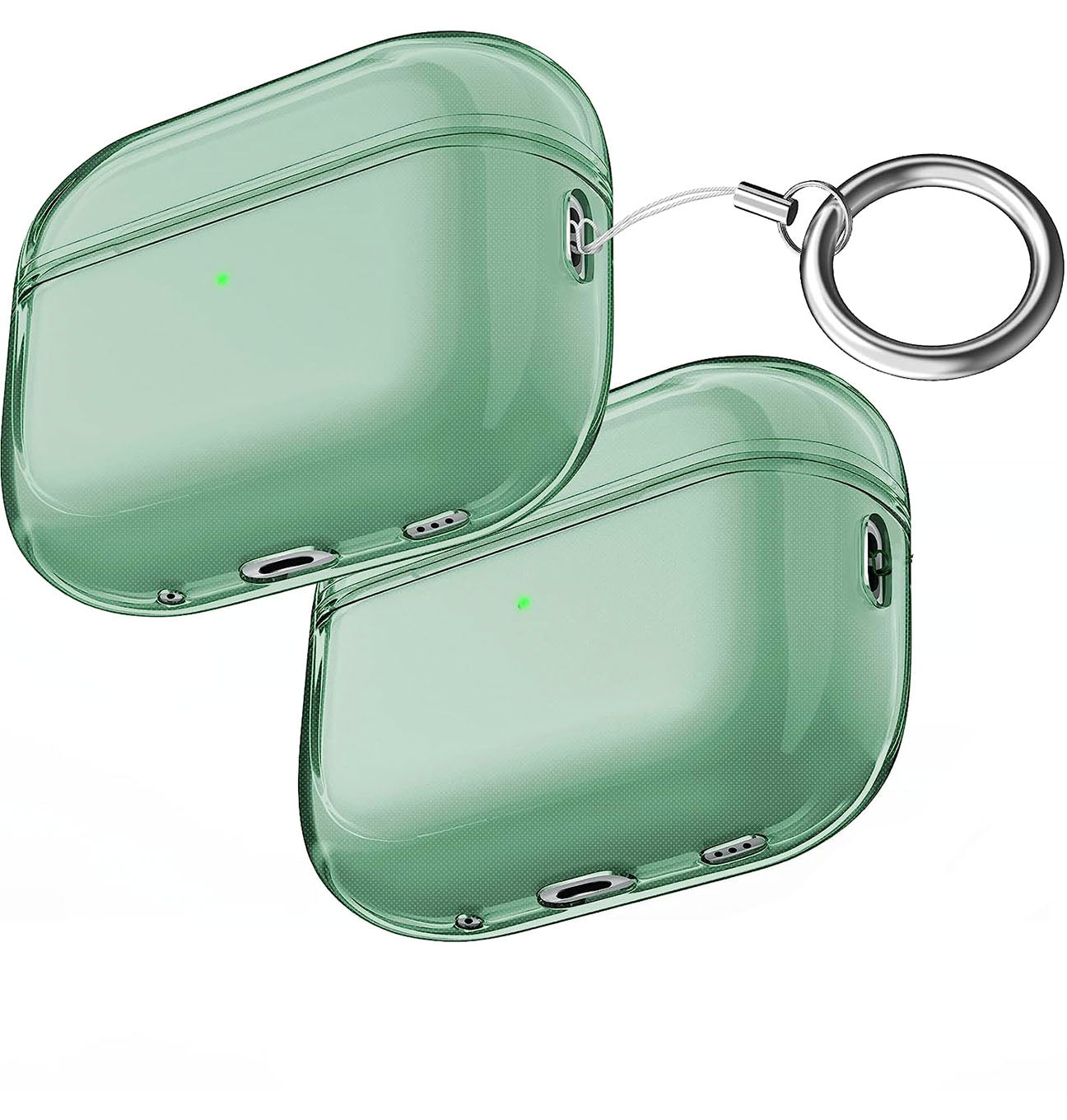 DS BS Compatible Airpods Pro2 Case-Clear Green