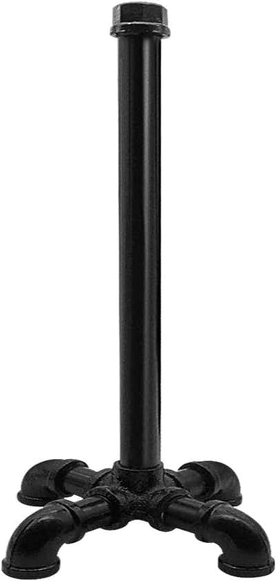 DS BS Industrial Pipe Free Stand Kitchen/Toilet Paper Holder