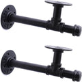 DS BS 2Pack Industrial Pipe DIY Shelving Brackets-34CM