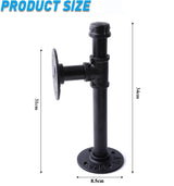 DS BS 2Pack Industrial Pipe DIY Shelving Brackets-34CM