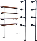 DS BS Industrial Iron Pipe DIY Shelf - 4 Tier