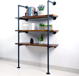 DS BS Industrial Iron Pipe DIY Shelf - 4 Tier
