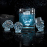 DS BS 2Pack 3D 6 Skull Shaped Silicone Ice Mold