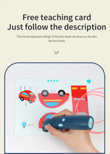 DS BS 3D Pen Printing Set For Kid 56M Filament Refill-Blue